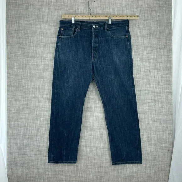 Levi's 501 Jeans Mens 40x32 blue 1806 - Picture 1 of 12